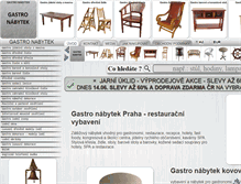 Tablet Screenshot of gastro-nabytek.cz